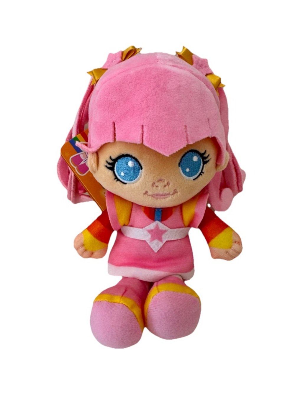 40 Years Of Rainbow Brite CheeBee- Tickled Pink Plush Doll 8” NEW!